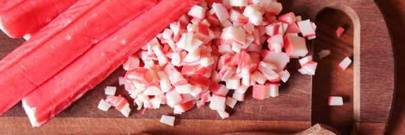 рис с крабовыми палочками