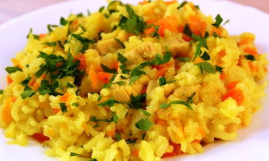 Рецепт риса с морковью и луком