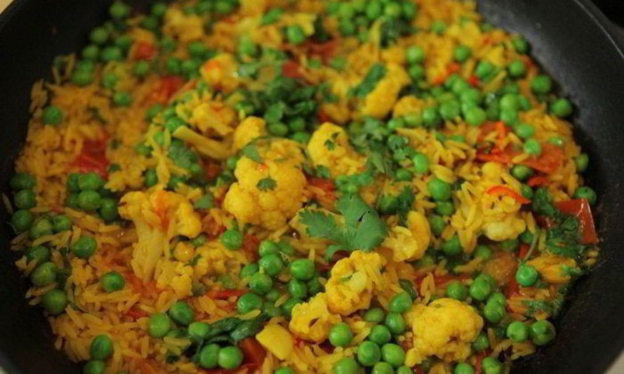 Рецепт риса с овощами по-индийски