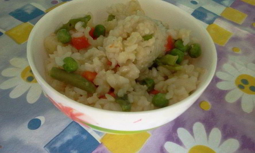Рецепт риса с овощами