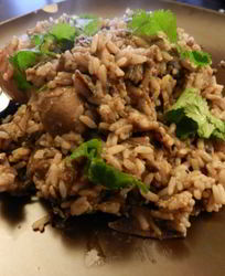 Рис с печенью в мультиварке