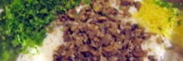 рис с шампиньонами