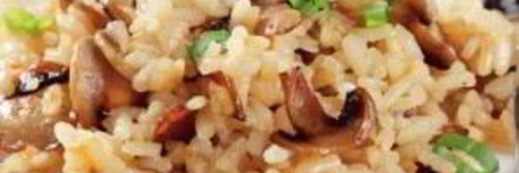 рис с шампиньонами