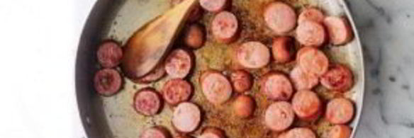 рис с сосиской