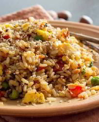 Рис, жареный с овощами
