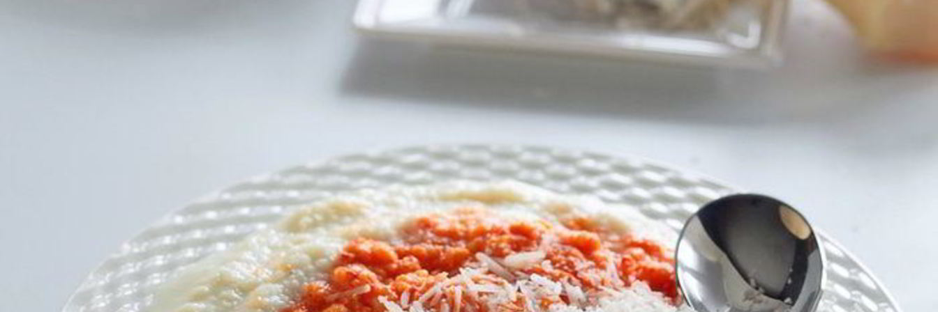 Трио пюре из цветной капусты, красного перца и кукурузы