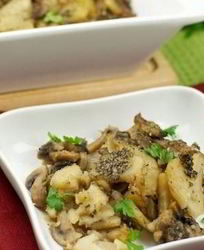 Жареная картошка с грибами