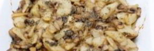 жареная картошка с грибами