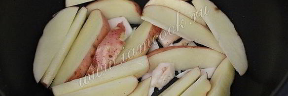 жареная картошка в мультиварке