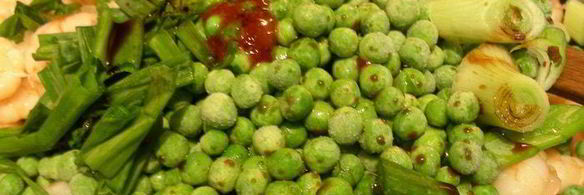 жареный рис с креветками по-малаккски