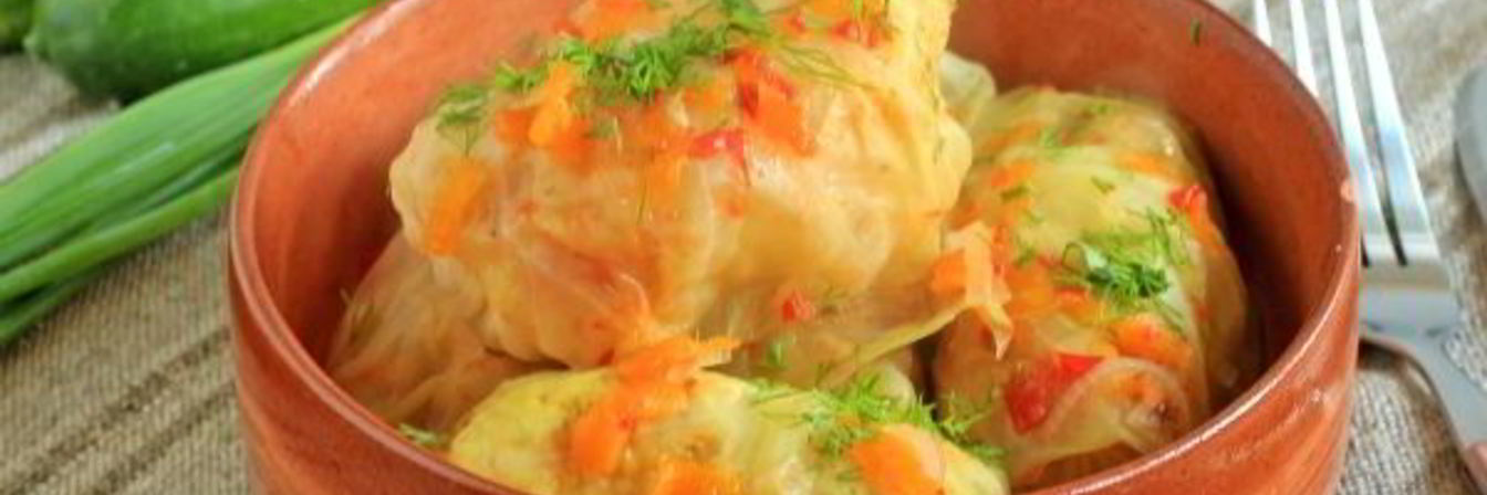 Диетические голубцы с курицей