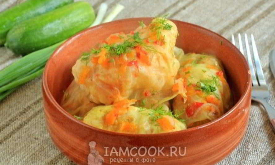 Рецепт диетических голубцов с курицей