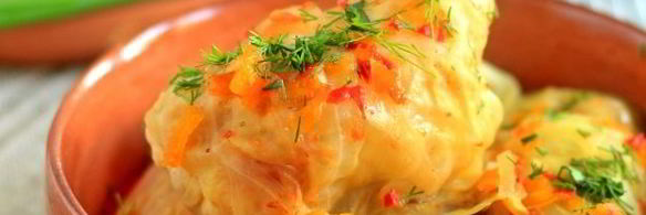 диетические голубцы с курицей