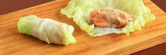 диетические голубцы с курицей