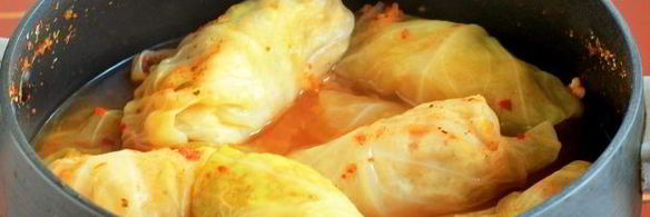 диетические голубцы с курицей