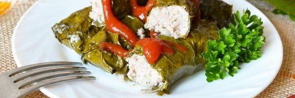 долма со свининой без риса