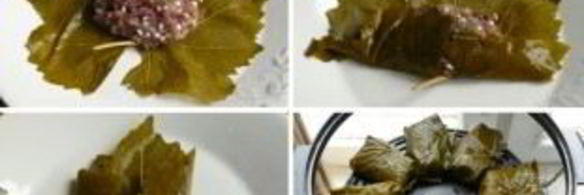 долма в виноградных листьях в мультиварке