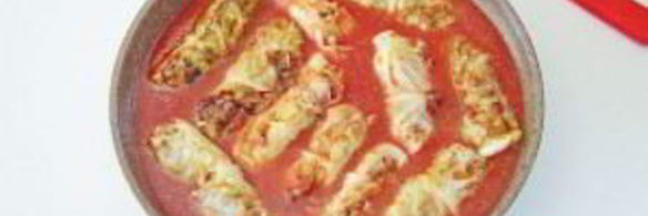 голубцы из молодой капусты с фаршем и чечевицей