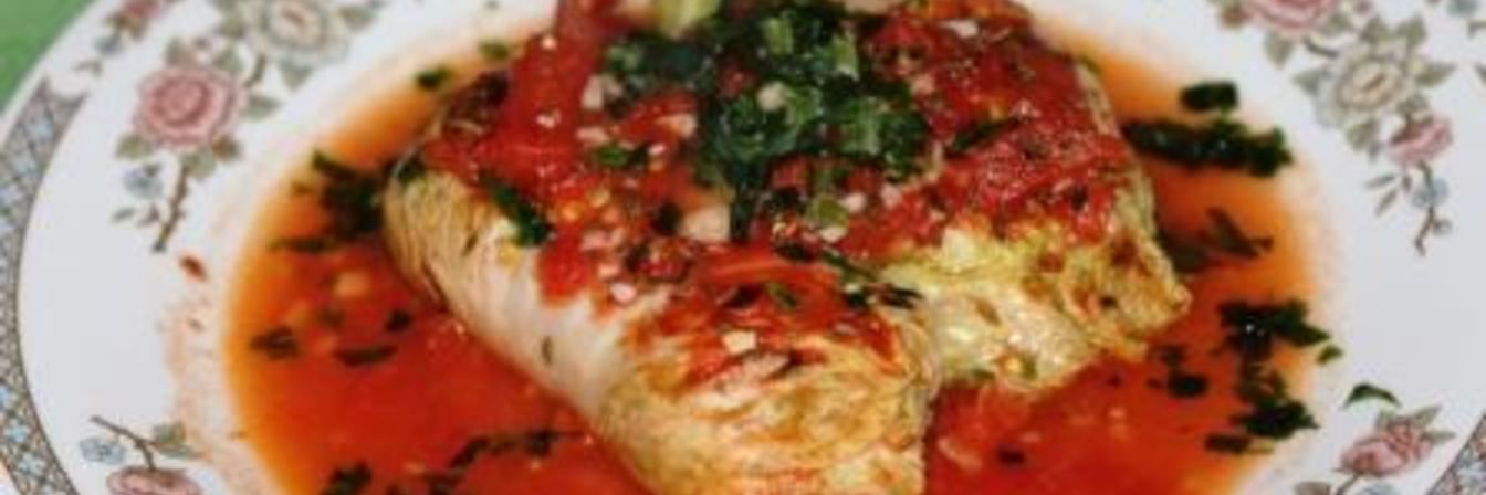 Голубцы из пекинской капусты с отварным мясом