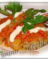 Голубцы под томатно-морковным одеялом