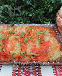 Голубцы с гречкой и грибами