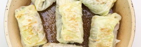 голубцы с перловкой и грибами