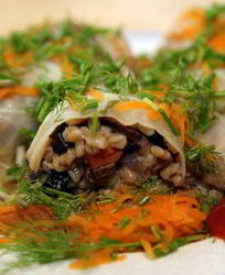 Голубцы вегетарианские с грибами