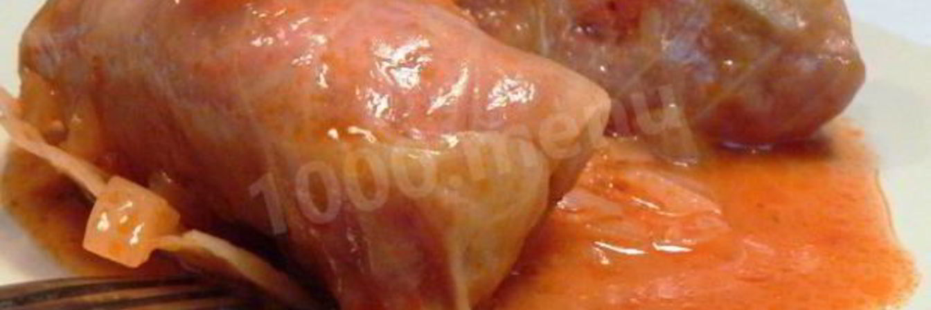 Капустные голубцы из свежей капусты с мясом в кастрюле