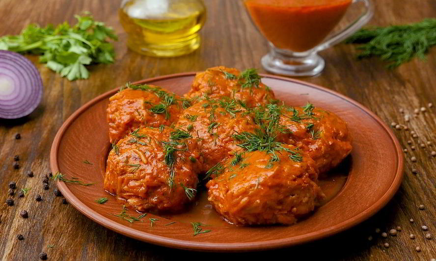 Рецепт ленивых голубцов на сковороде