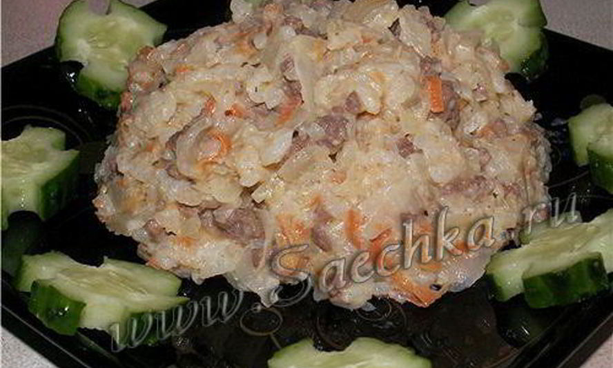 Рецепт ленивых голубцов с фаршем