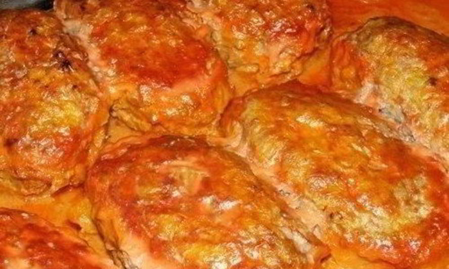 Рецепт ленивых голубцов с мясным фаршем в томатном соусе