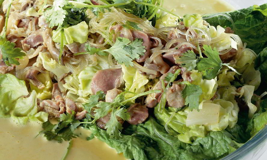 Рецепт ленивых голубцов с пекинской капустой, вермишелью и куриными желудками