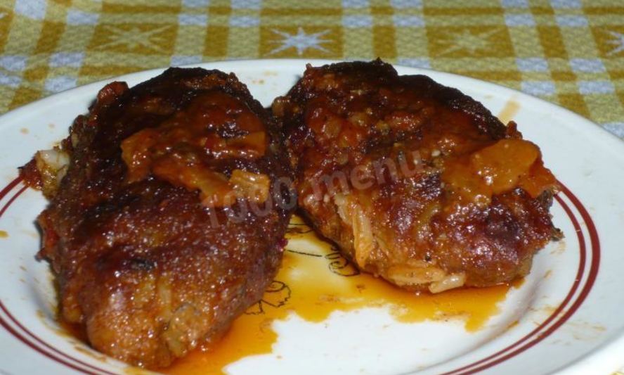 Рецепт ленивых голубцов с рисом и фаршем