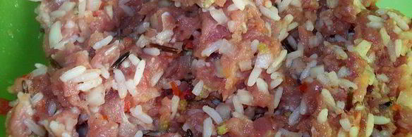 мини-голубцы в одежке из кабачков