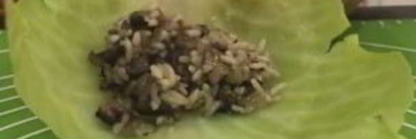 постные голубцы с грибами