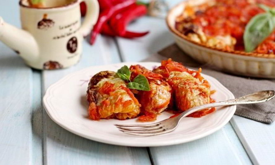 Рецепт постных голубцов с рисом и грибами