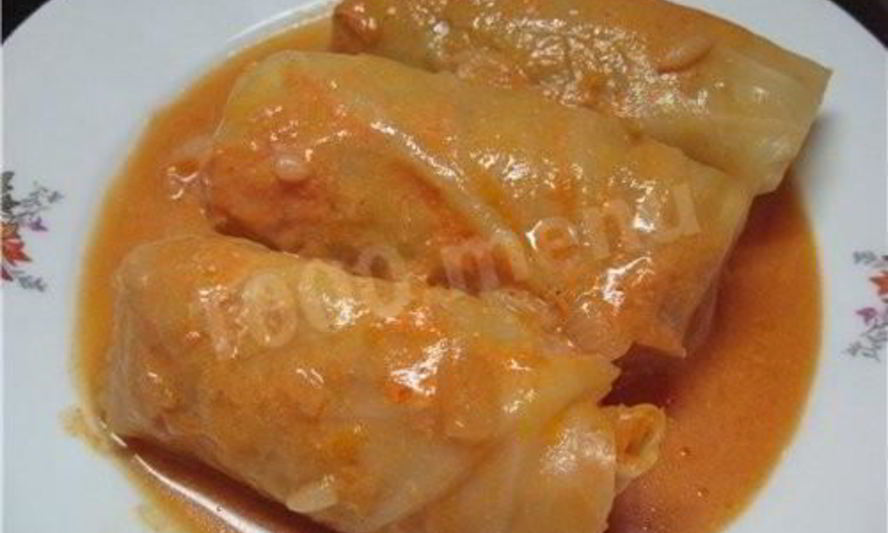 Рецепт вегетарианских голубцов с фасолью в кастрюле