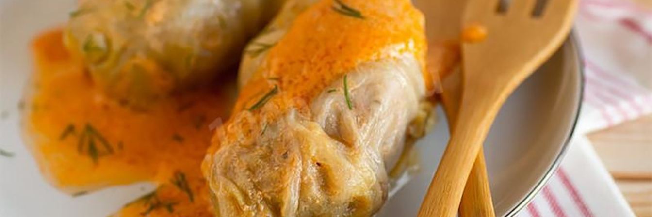 Замороженные голубцы в микроволновке