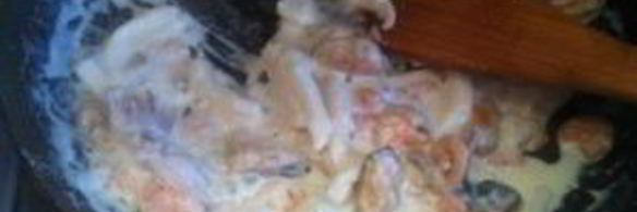 гречневая лапша с морепродуктами