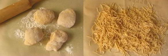 грибная лапша