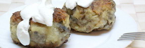 биточки грибные