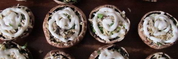 фаршированные грибы