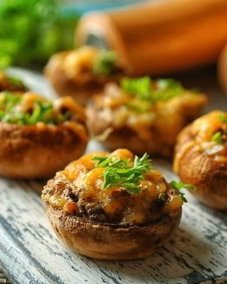 Фаршированные шампиньоны