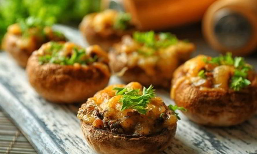 Рецепт фаршированных шампиньонов
