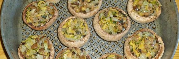 грибы с сыром и помидорами в духовке