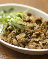 Грибы с тархуном