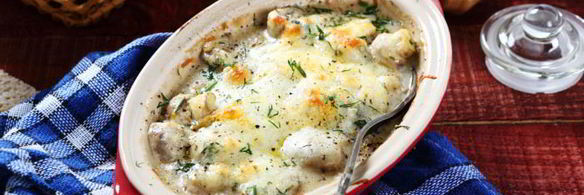 грибы в сливочном соусе