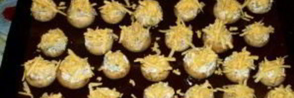 грибы, запеченные под сыром