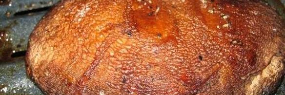 грибы запеченные с сыром