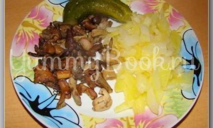 Рецепт грибов жареных